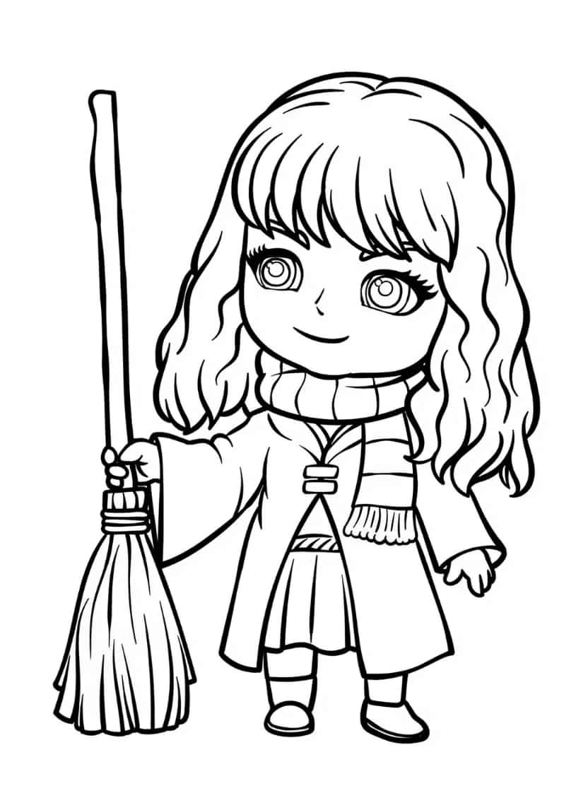 Harry Potter Hermione Granger Chibi