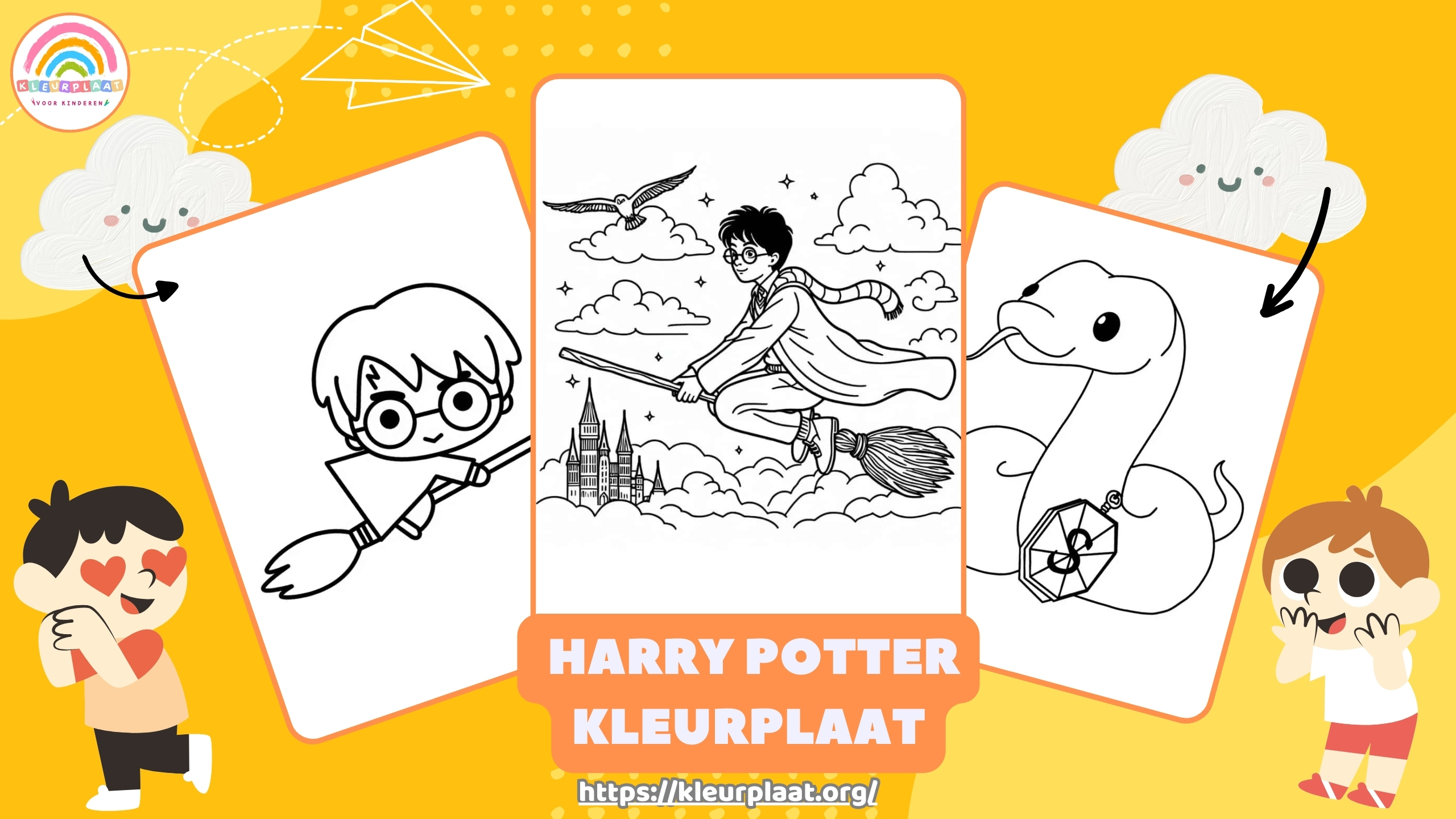 Harry Potter Kleurplaat