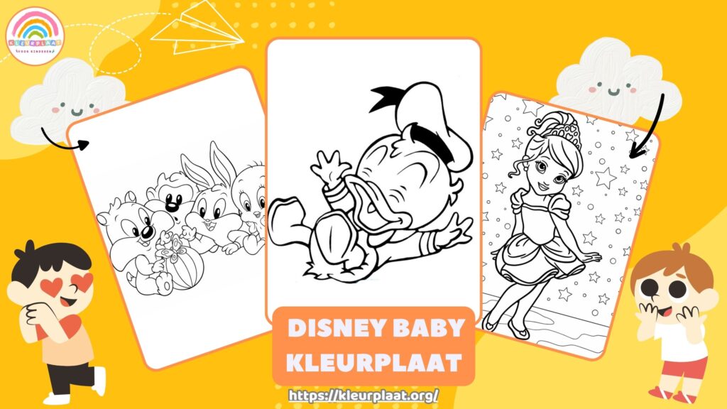 Kleurplaat Disney Baby