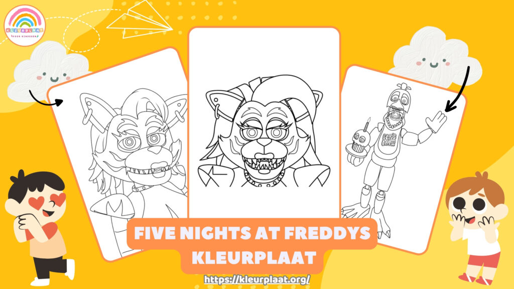 Kleurplaat Five Nights At Freddys