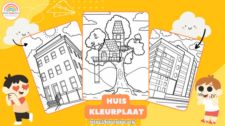 Kleurplaat Huis