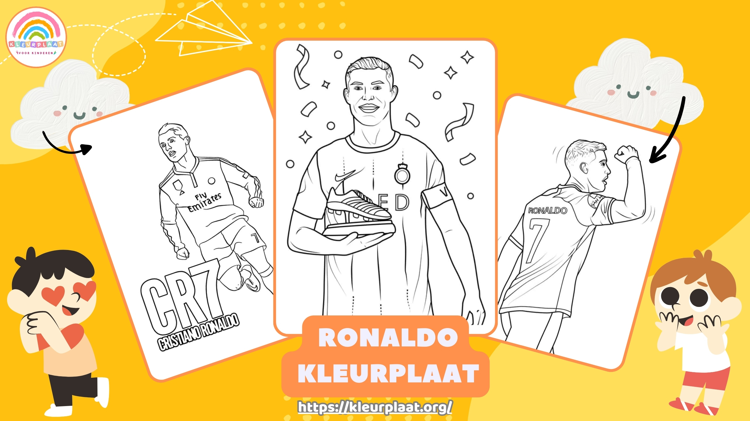 Kleurplaat Ronaldo