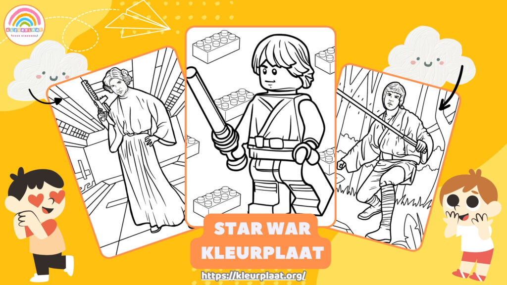 Kleurplaat Star War