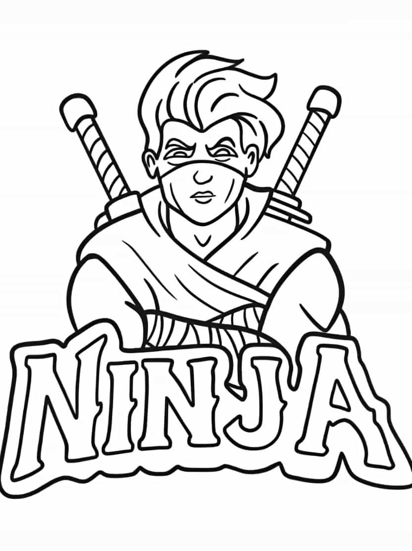 Kleurplaten Ninja Printen