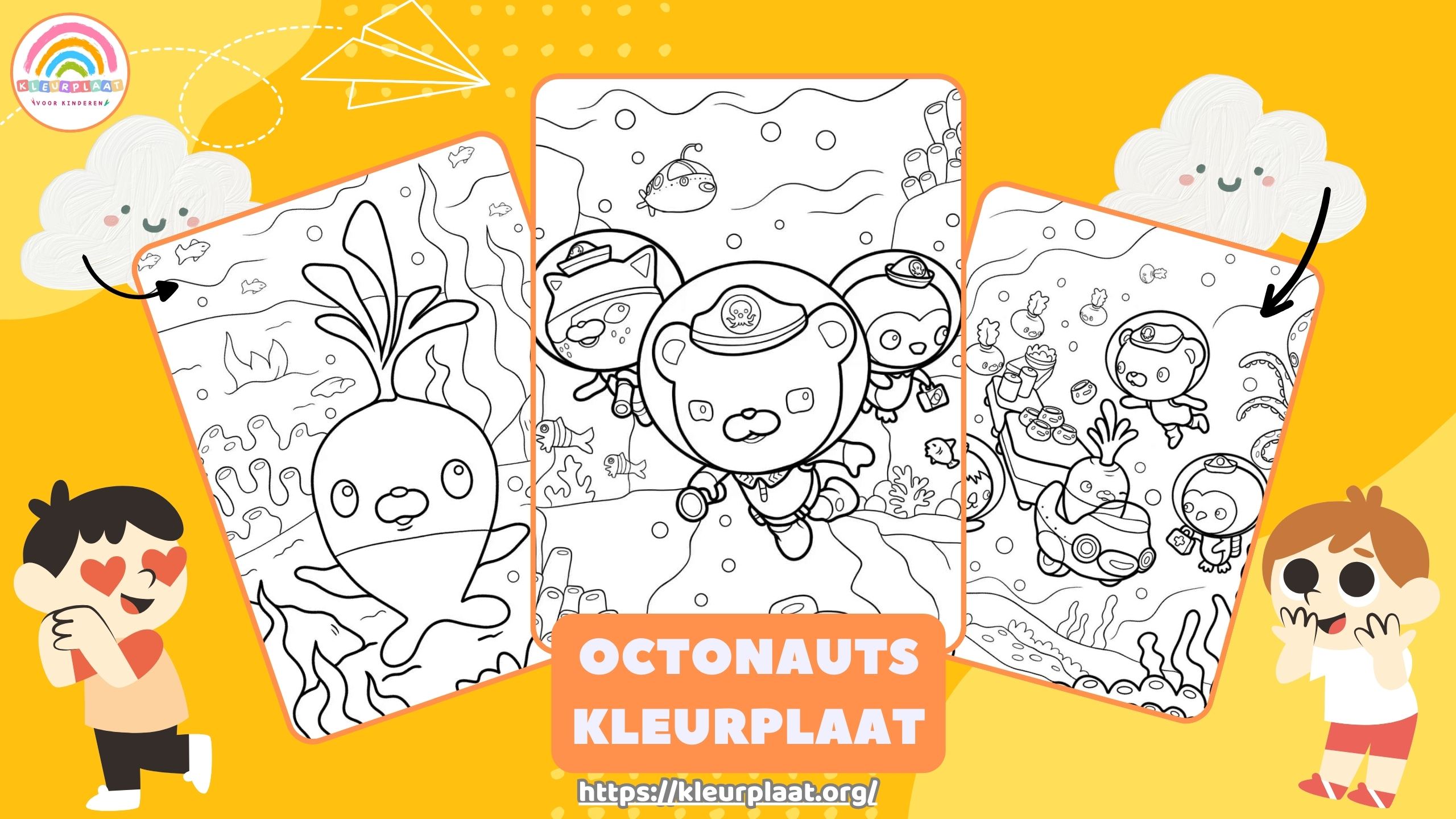 Kleurplaten Octonauts