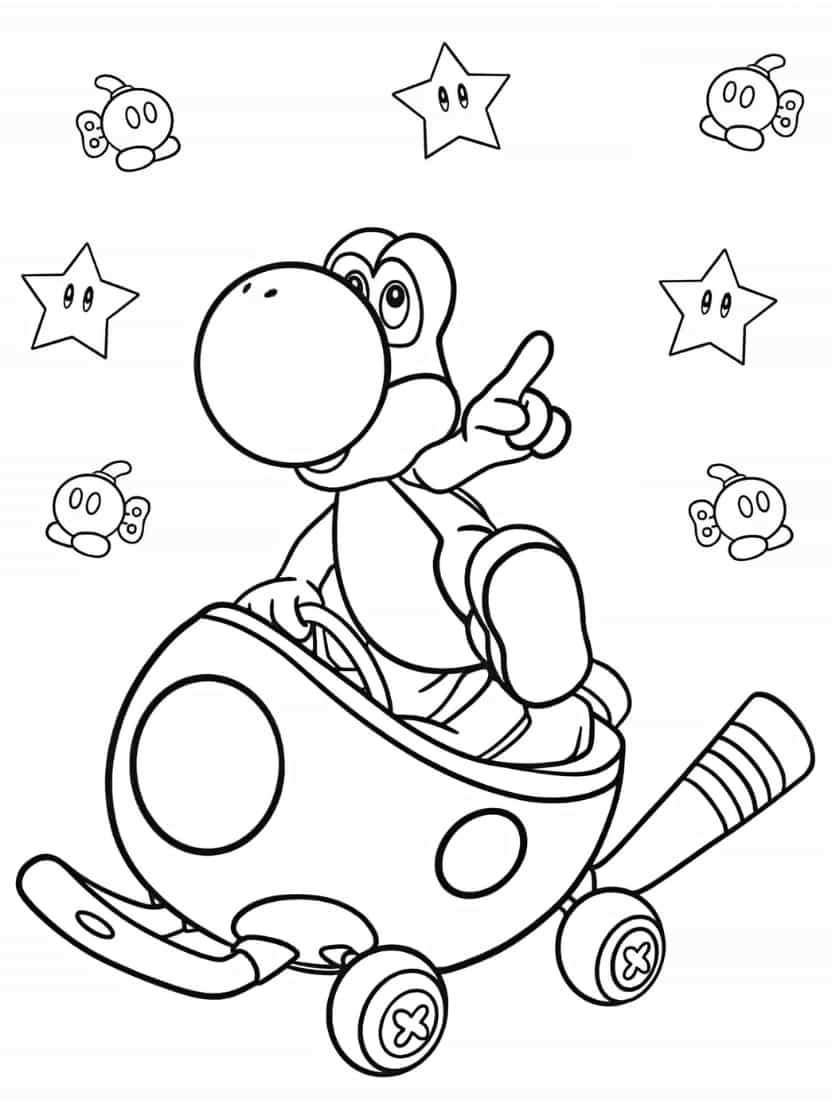 Mario Kart Yoshi