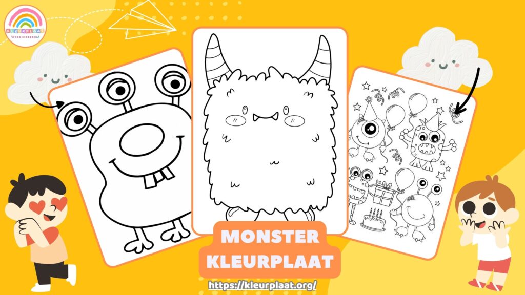 Monster Kleurplaat