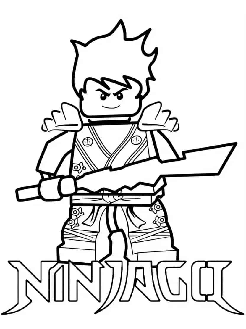 Ninjago Voor Kinderen Kleurplaat