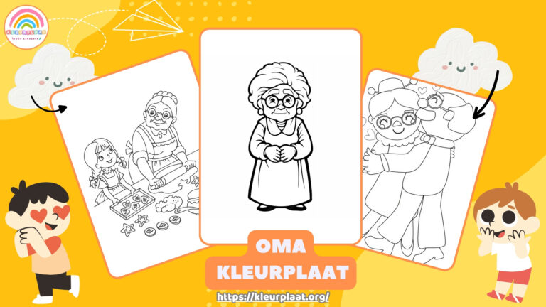 Oma Kleurplaat