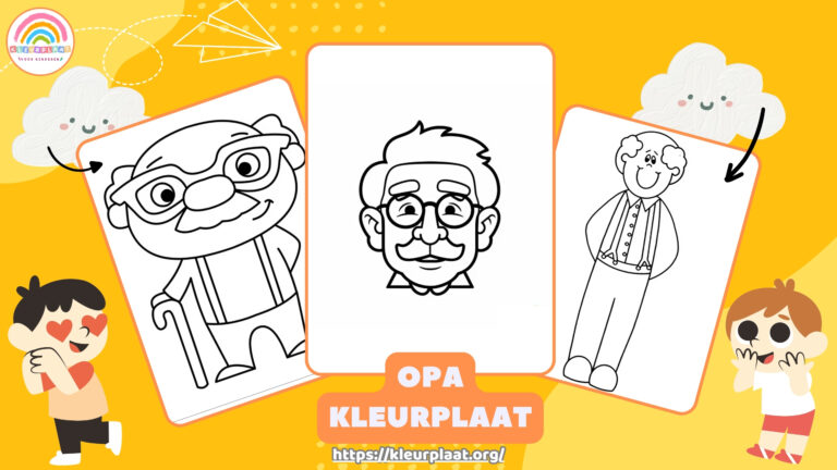 Opa Kleurplaat