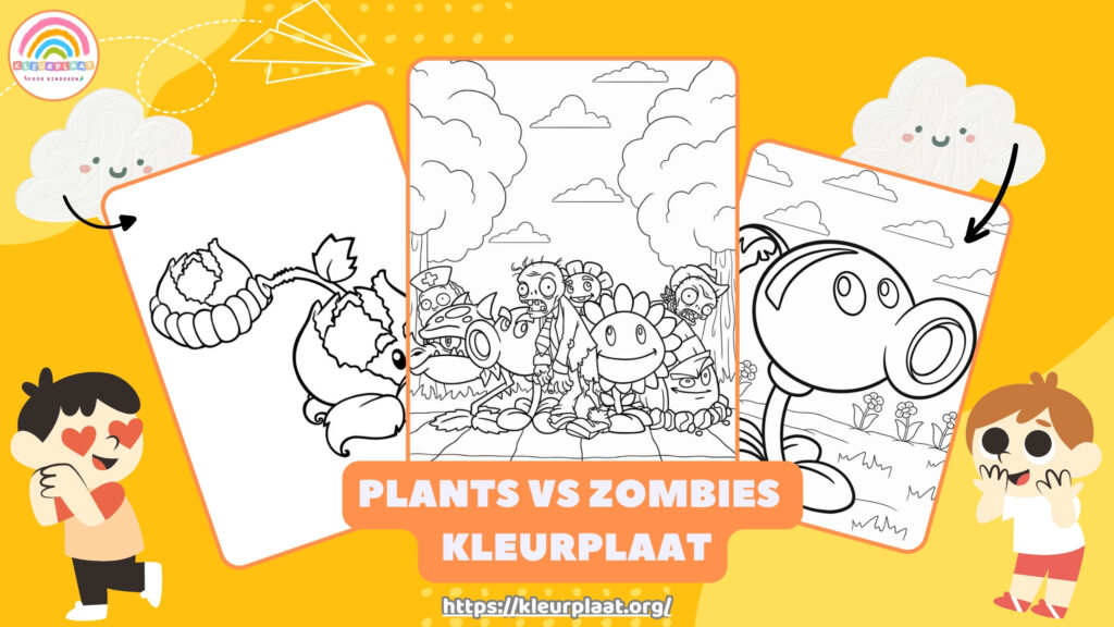 Plants Vs Zombies Kleurplaten