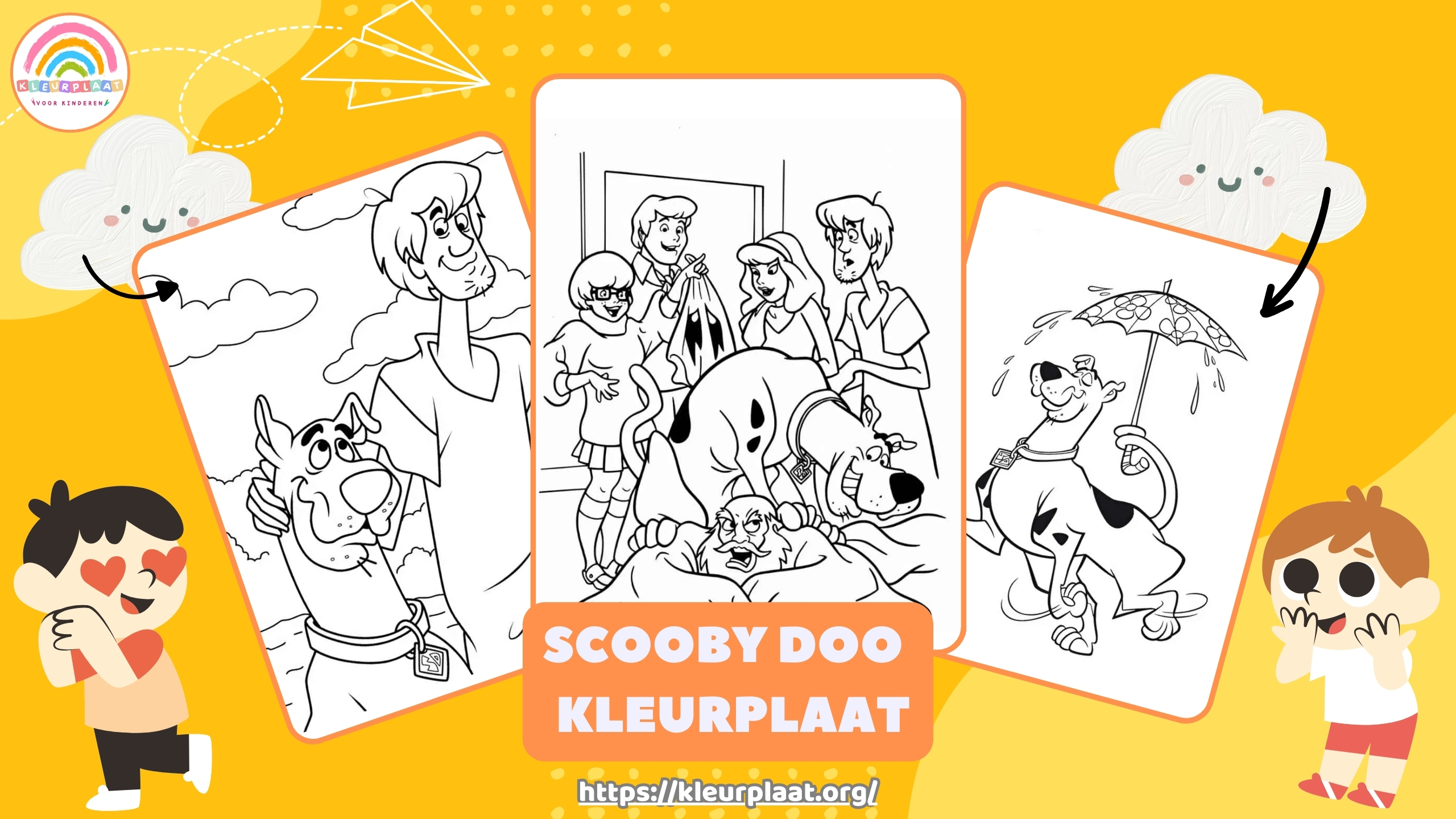 Scooby Doo Kleurplaten