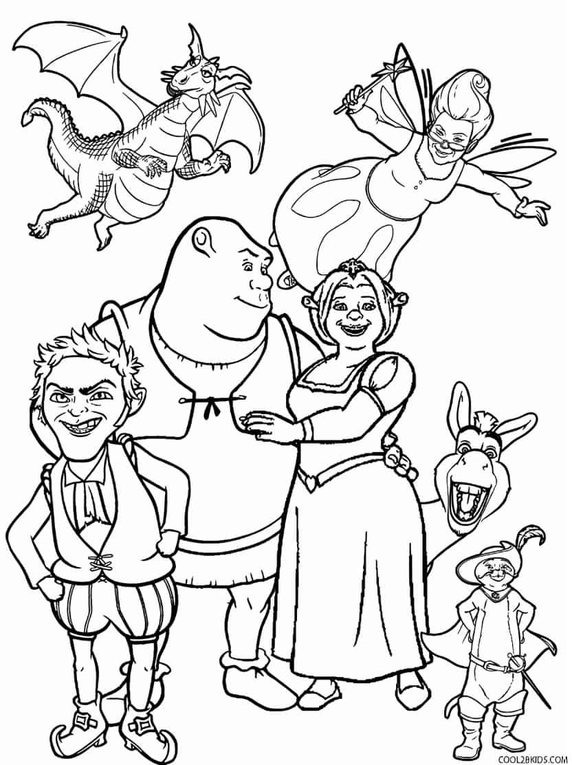 Shrek En Andere Personages