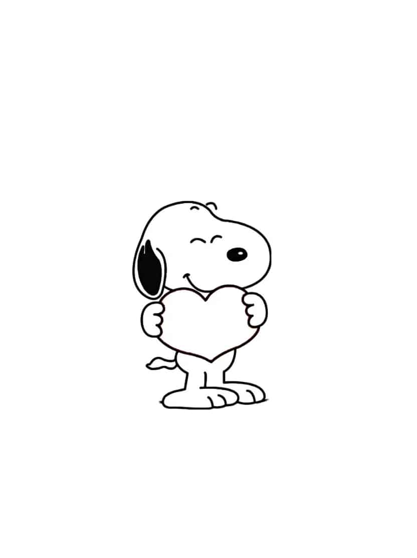 Snoopy Kleurplaat Printbaar