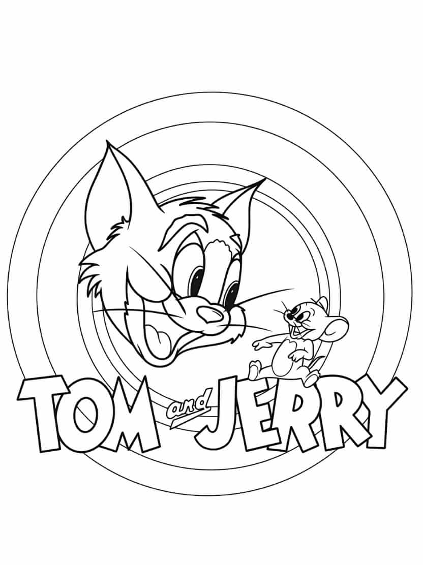 Tom En Jerry Kleurplaten Afdrukbaar